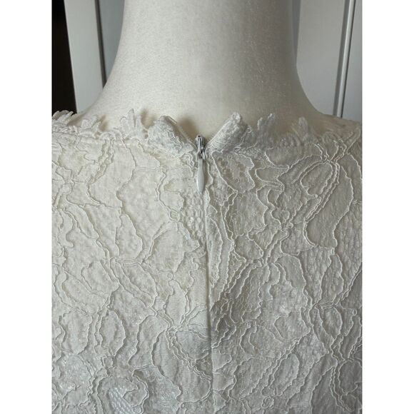 Brand Unknown White Lace Dress with Train, Wedding Party dress, Sizee 4-6? - Picture 11 of 14